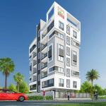 2 BHK semi-furnished flat at Bhabad Pride, Nashik